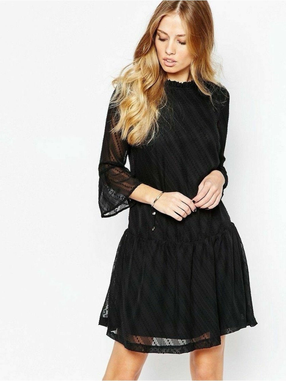 Y.A.S | Black Cara 3/4 Dress, EU 40 NWT